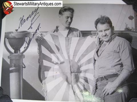  Japanese WWII Rising Sun Flag & Photo Album — image 5