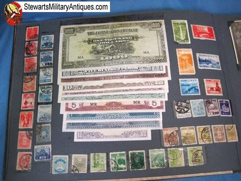  Japanese WWII Rising Sun Flag & Photo Album — image 8