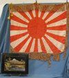Japanese WWII Rising Sun Flag & Photo Album