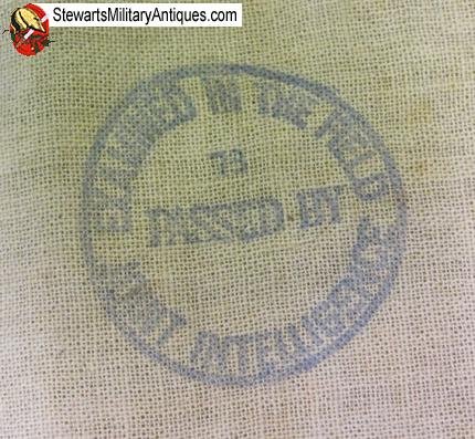  Japanese WWII Navy Hachimaki, Field Examined Stamp  — image 3