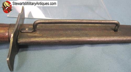  French WWI 1916 Fighting Knife & Scabbard — image 2