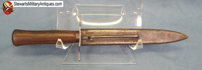  French WWI 1916 Fighting Knife & Scabbard — image 5