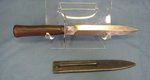 French WWI 1916 Fighting Knife & Scabbard