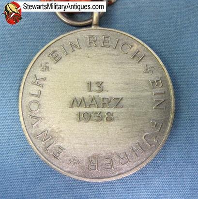  German WWII Austrian Anschluss Medal, 13 Marz 1938 — image 3