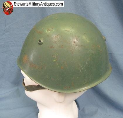  Italian WWII M1933 Steel Helmet, Republican Navy — image 3