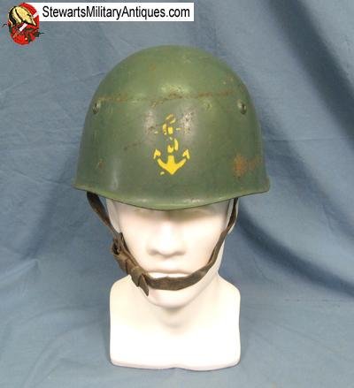  Italian WWII M1933 Steel Helmet, Republican Navy — image 5