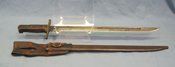 Japanese WWII Type 30 Bayonet & Frog, Matsushita under Kokura …