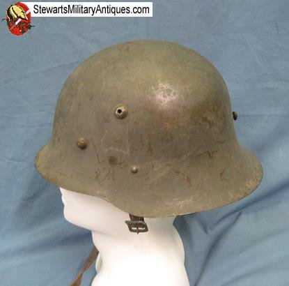 Bulgarian WWII M1936/C Steel Helmet, German Mfg   — image 3
