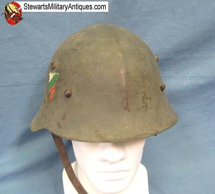  Bulgarian WWII M1936/C Steel Helmet, German Mfg   — image 6