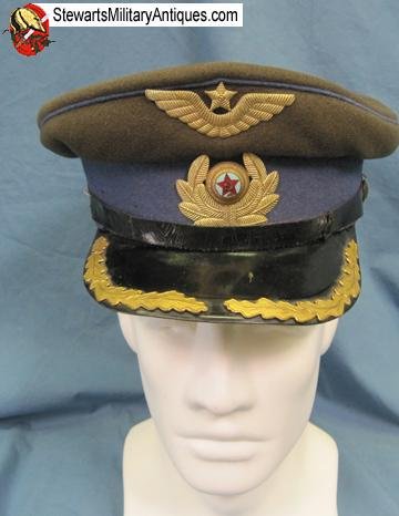  Soviet Korean War Air Force Officers Visor Hat — image 4