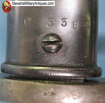   Argentine M1891 Mauser Bayonet, Brass Grips, Matching, Weyersberg Mfg — image 5