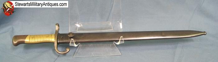   Argentine M1891 Mauser Bayonet, Brass Grips, Matching, Weyersberg Mfg — image 7