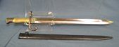 Argentine M1891 Mauser Bayonet, Brass Grips, Matching, Weyersberg Mfg