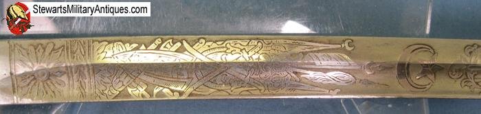  Turkish Navy Officers Sword, Italian Mfg — image 10
