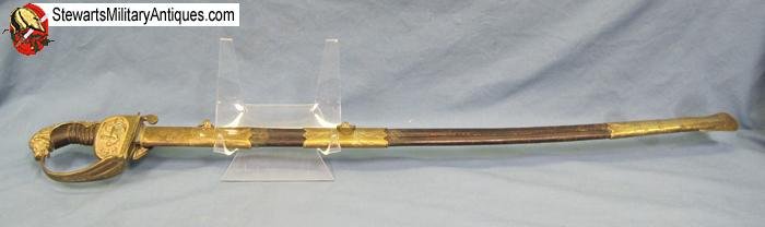  Turkish Navy Officers Sword, Italian Mfg — image 2