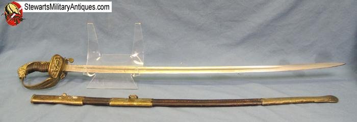  Turkish Navy Officers Sword, Italian Mfg — image 6