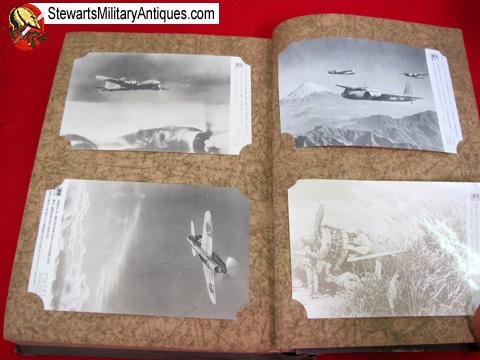  Japanese WWII Aviation Patriotic Photo Album — image 9