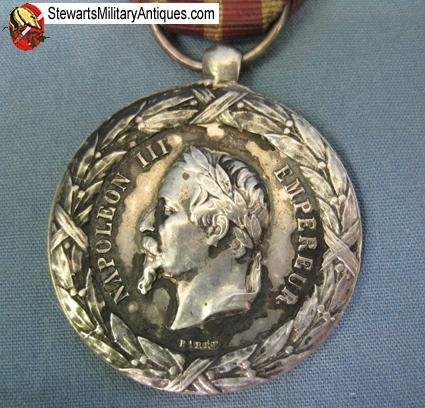  French 1859 Italian Campaign Medal & Document, 18th Regiment — image 4