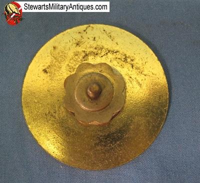  US Post WWI US Army Enlisted Visor Cap Insignia  — image 2