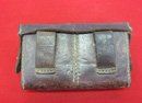 Chinese Korean War Leather Ammunition Pouch