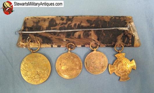  German 1866 & 1870-71 Four Place Medal Bar — image 2