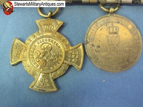  German 1866 & 1870-71 Four Place Medal Bar — image 5