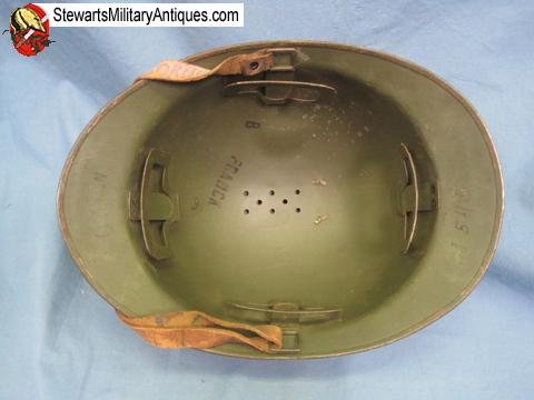  Peruvian Army M1934 Adrian Pattern Helmet — image 5