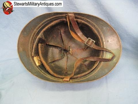  French WWI Adrian Helmet, Engineer Plate — image 5