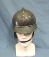 French WWI Adrian Helmet, Engineer Plate