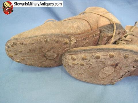  Japanese WWII Army EM Hobnailed Combat Shoes — image 2