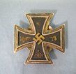 German WWII Iron Cross 1st Class, Screwback, Brass Core, L58