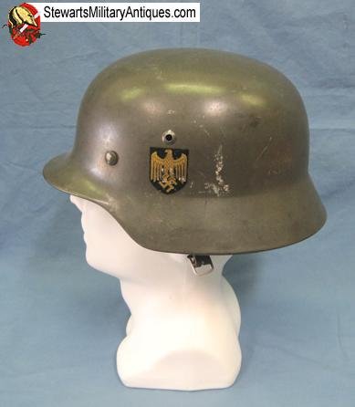  German WWII M1935 Kriegsmarine Helmet, ET68 — image 3