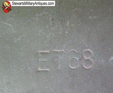  German WWII M1935 Kriegsmarine Helmet, ET68 — image 4