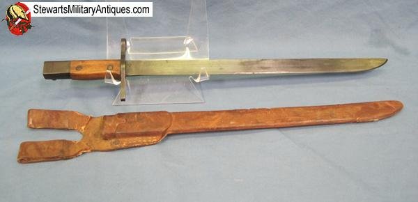  Japanese WWII Type 30 Rubberized Canvas Scabbard , TALW Blade — image 2