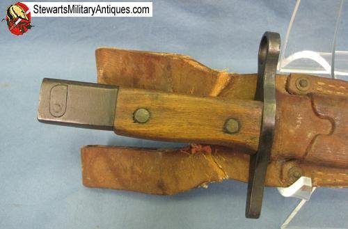  Japanese WWII Type 30 Rubberized Canvas Scabbard , TALW Blade — image 6