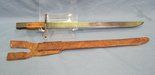 Japanese WWII Type 30 Rubberized Canvas Scabbard , TALW Blade