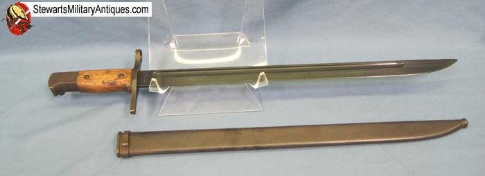  Japanese WWII Type 30 Bayonet , Matsushita Arrow-M Mark,  — image 3