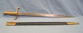 German Pre WWI Dress Short Sword, WKC, Etched Blade