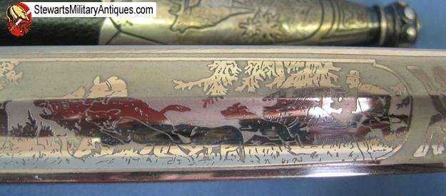  German Post WWII Hunting Cutlass, Willi Ulrich Mfg — image 13