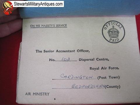  British WWII RAF Service & Release Book — image 3