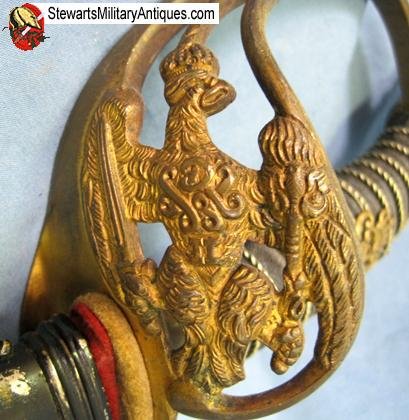  German Pre WWI M1889 Prussian Infantry Officers Sword, Etched Blade, Clemen & Jung  — image 3