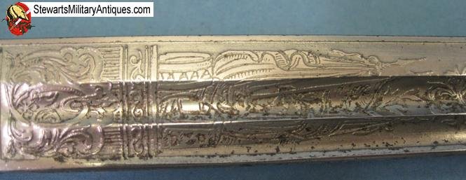  German Pre WWI M1889 Prussian Infantry Officers Sword, Etched Blade, Clemen & Jung  — image 7