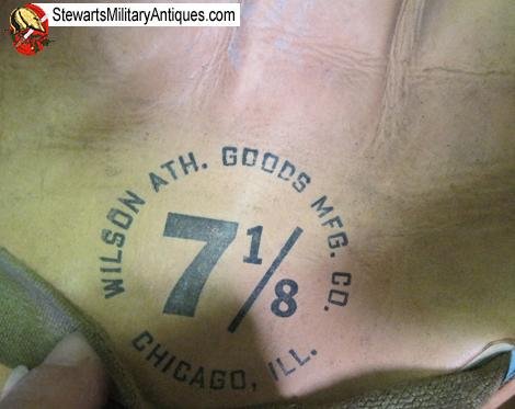  US WWII Tank Crewman Helmet, Wilson Mfg, Size 7 1/8 — image 2