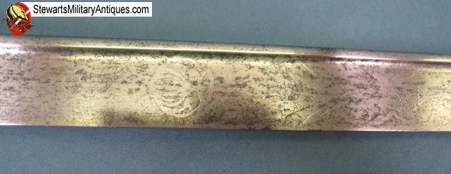  Dutch Pre WWI M1843 Navy Officers Sword, Ivory Grip — image 11