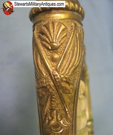  Dutch Pre WWI M1843 Navy Officers Sword, Ivory Grip — image 7