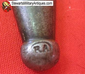  Argentine M1891 Mauser Bayonet, Alloy Grips, German Mfg Weyersberg — image 3