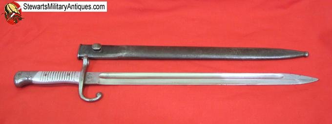  Argentine M1891 Mauser Bayonet, Alloy Grips, German Mfg Weyersberg — image 6