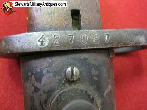  Polish WWII Perkun, WZ28 Mauser Bayonet & Scabbard — image 5