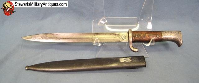  German WWII S84/98 /Finance RFV Bayonet, Coppel Mfg — image 4