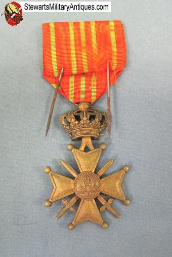  Belgium WWI Croix de Guerre With Palm — image 3